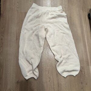 Free People Waffle Stitch Jogger Pants